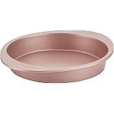 Farberware Nonstick Bakeware Baking Pan / Nonstick Cake Pan, Round - 9 Inch, Red