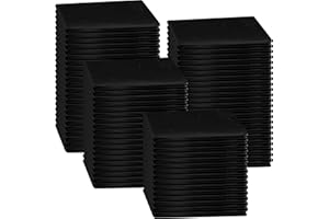 Handepo 100 Pack of Adult Rain Ponchos with Hood Disposable Rain Ponchos Plastic Emergency Raincoat Poncho for Adult Men Women (Black)