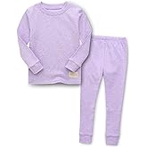 Vaenait 6M-12Y Toddler Kids Super Soft Lightweight Breathable Modal Cotton Melange Sleepwear Pajamas Set