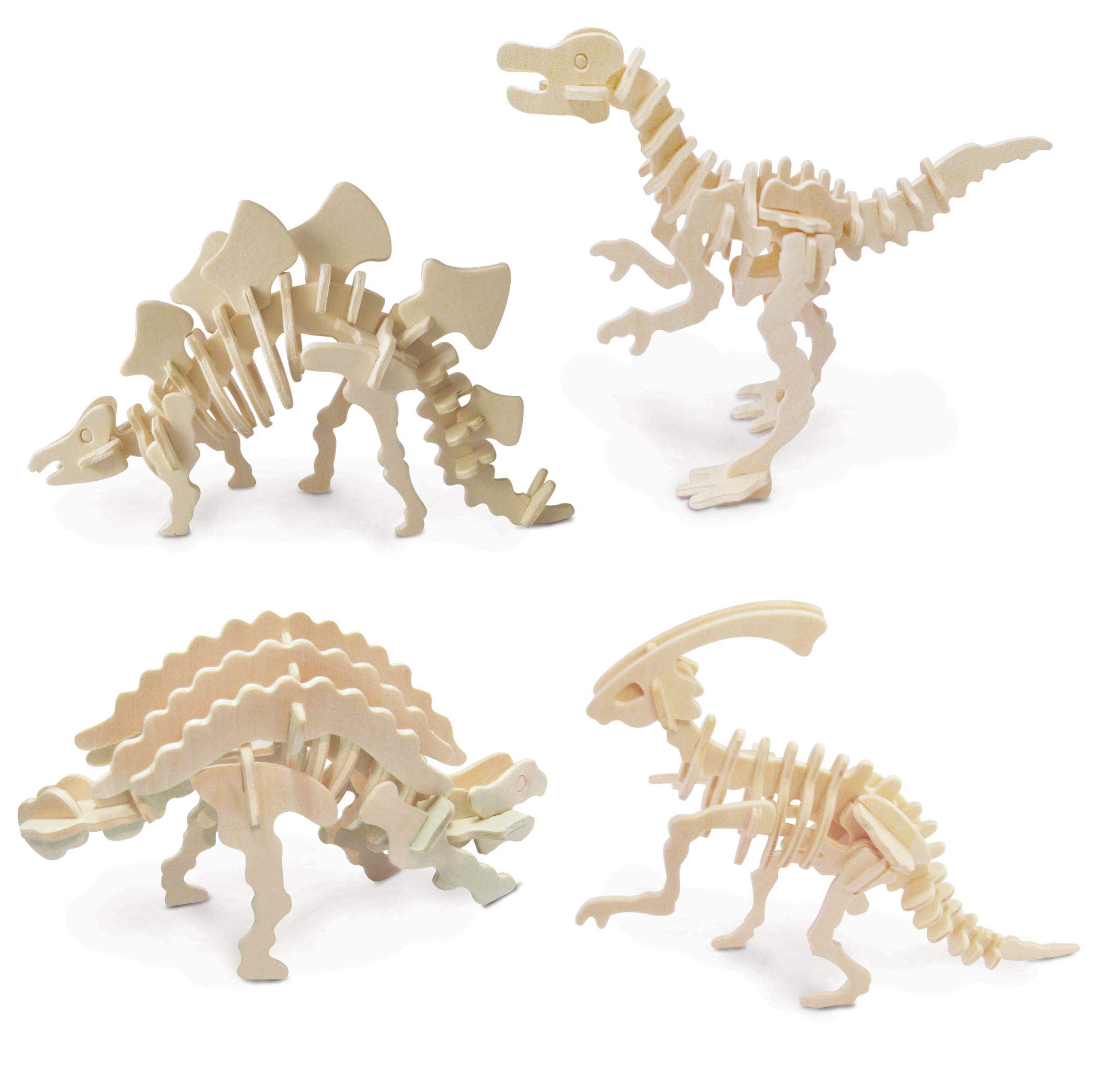 Quay Dinosaur Set 2 Woodcraft Construction Kit FSC