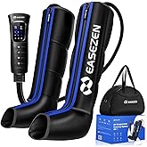 EaseZen Leg Compression Massager for Circulation and Pain Relief, Leg Recovery Compression System for Fast Recovery of Foot, Calf and Thigh, Relieve Edema, Reduce Muscle Fatigue, Gifts for Women Men