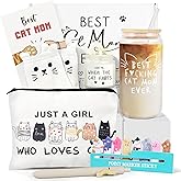 UAREHIBY Cat Gifts for Women,Best Gifts for Cat Lovers,Mothers Day,Birthday,Christmas Gift for Crazy Cats Lady,Daughter,Sister,Aunt,Wife,Best Friend,BFF,Coworkers,Her,Personalized Valentines Day Gift