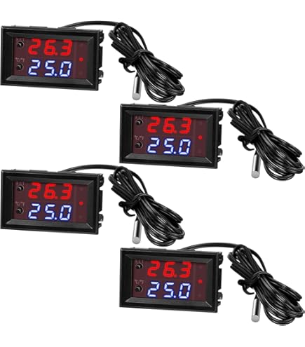 W1209 DC 5V 12V 24V Calore Freddo Temperatura Termostato Interruttore Di Controllo Della Temperatura Regolatore Di Temperatura Termometro Sensore Termo NTC - Foto 6