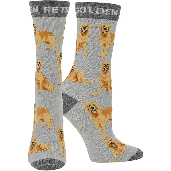 slim fit dress slacks Life is Better With a Golden Retriever Dog Socks