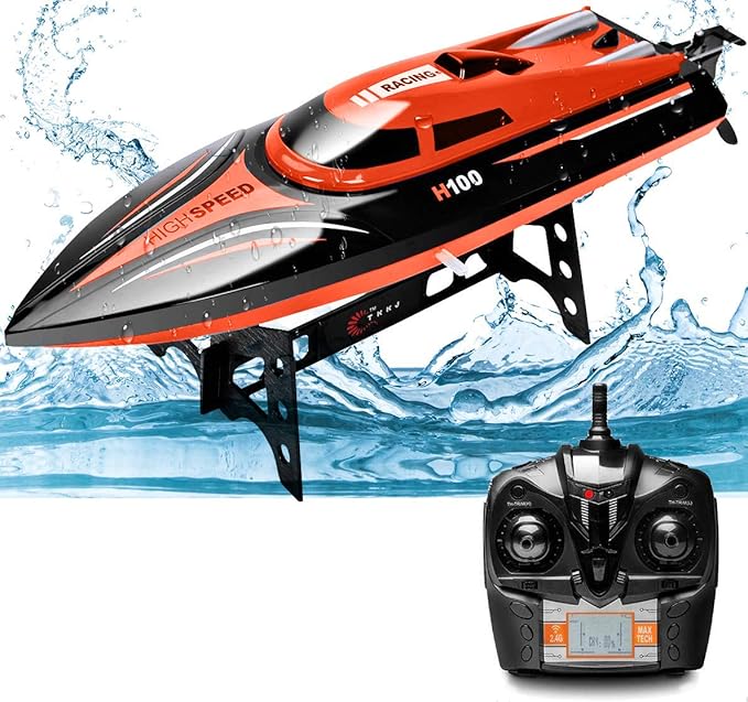 Rabing RC Boat, 2.4GHz High Speed 18MPH Remote Control Racing Boat