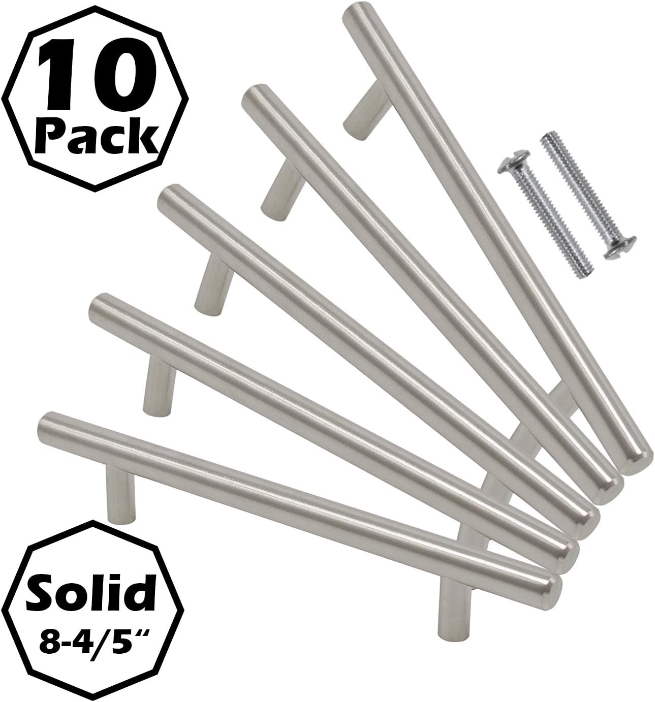 Best Stain Nickel Cabinet Hardware Euro Style T Bar