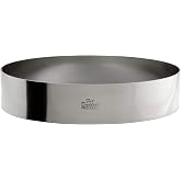 Fat Daddio's Stainless Steel Round Cake & Pastry Ring 9 x 2 Inch | 18-Gauge Construction, 8.82 Cup Capacity, Oven and Freezer