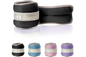 Ankle Wrist Weights A Pair of 2 4 6 8 10 Lbs for Women Men BeatBoost Arm Leg Weights Set with Adjustable Straps for Walking Pilates Exercise Aerobics