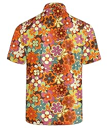 Mens 70s Shirt 70s Outfits for Men Disco Shirts