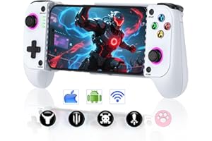 NealGamefy Phone Controller for iPhone/Android - Mobile Gaming Controller with Hall Effect Joystick, Phone Case Support, Turbo Function, Dual Vibration- Phone Controller Compatible with More Games