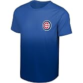 FOCO MLB Men's Official Primary Logo Premier Performance Gradient T-Shirt