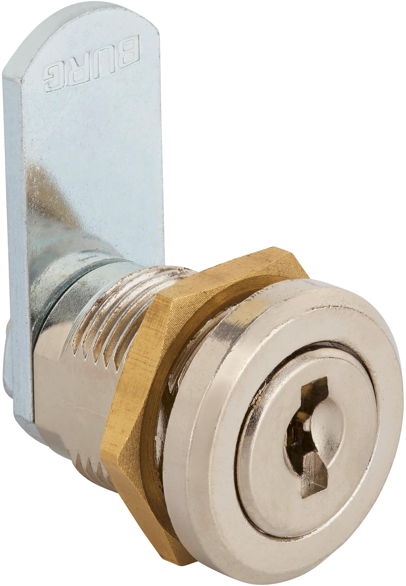 Burg-Wächter Tongue Lock 1-10 mm with Fixing nut (Blister)