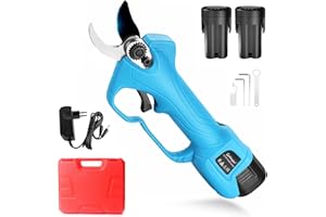 Cekegon 8603 Electric Pruning Shears, 1.1 Inch Cordless Pruning Shears, 16.8V 2x2Ah Battery Powered Pruning Shears for Tree Branch