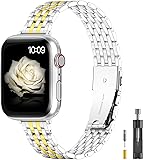 TISIMO Stainless Steel Metal Apple Watch Band 38mm