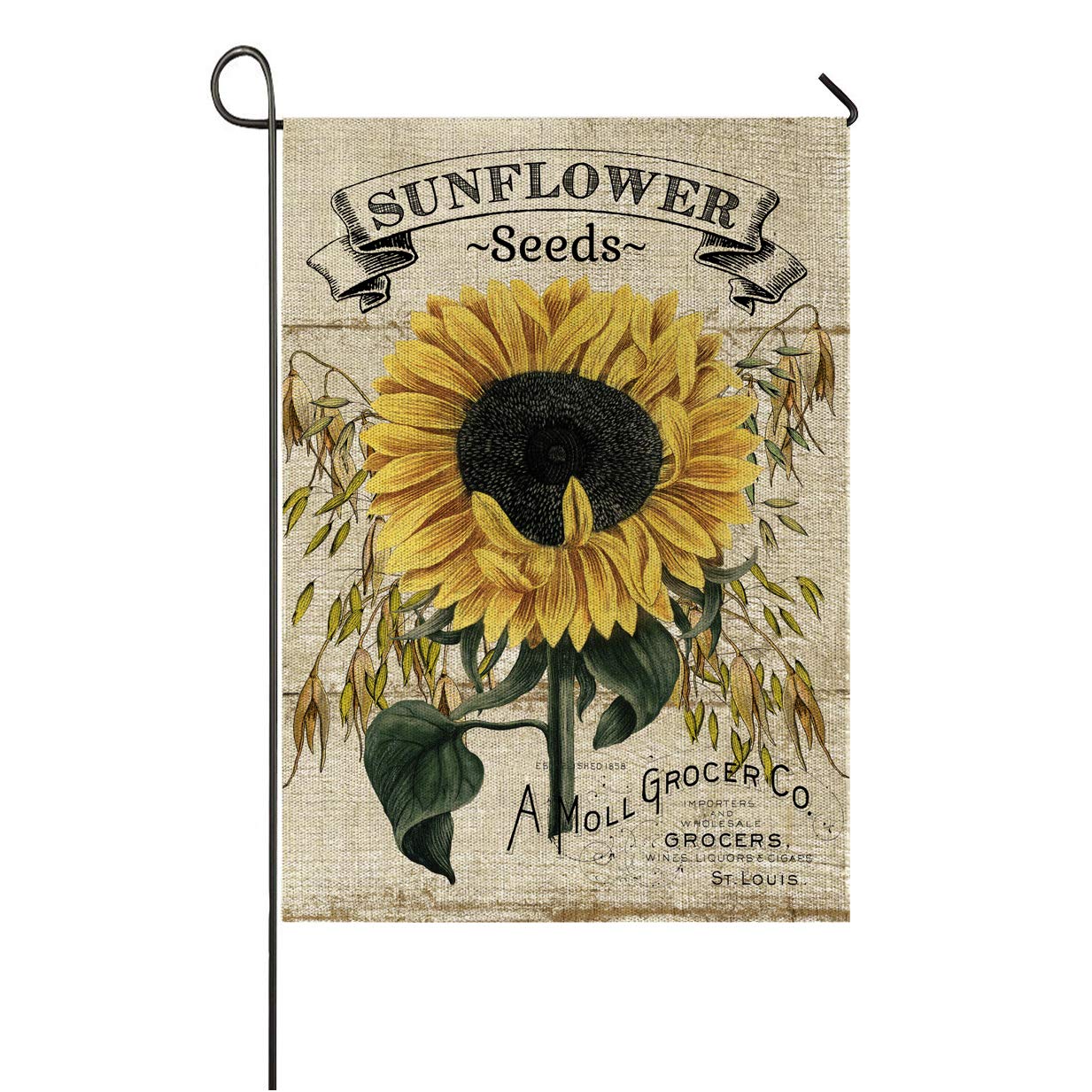 Best Rustic Burlap Garden Flag