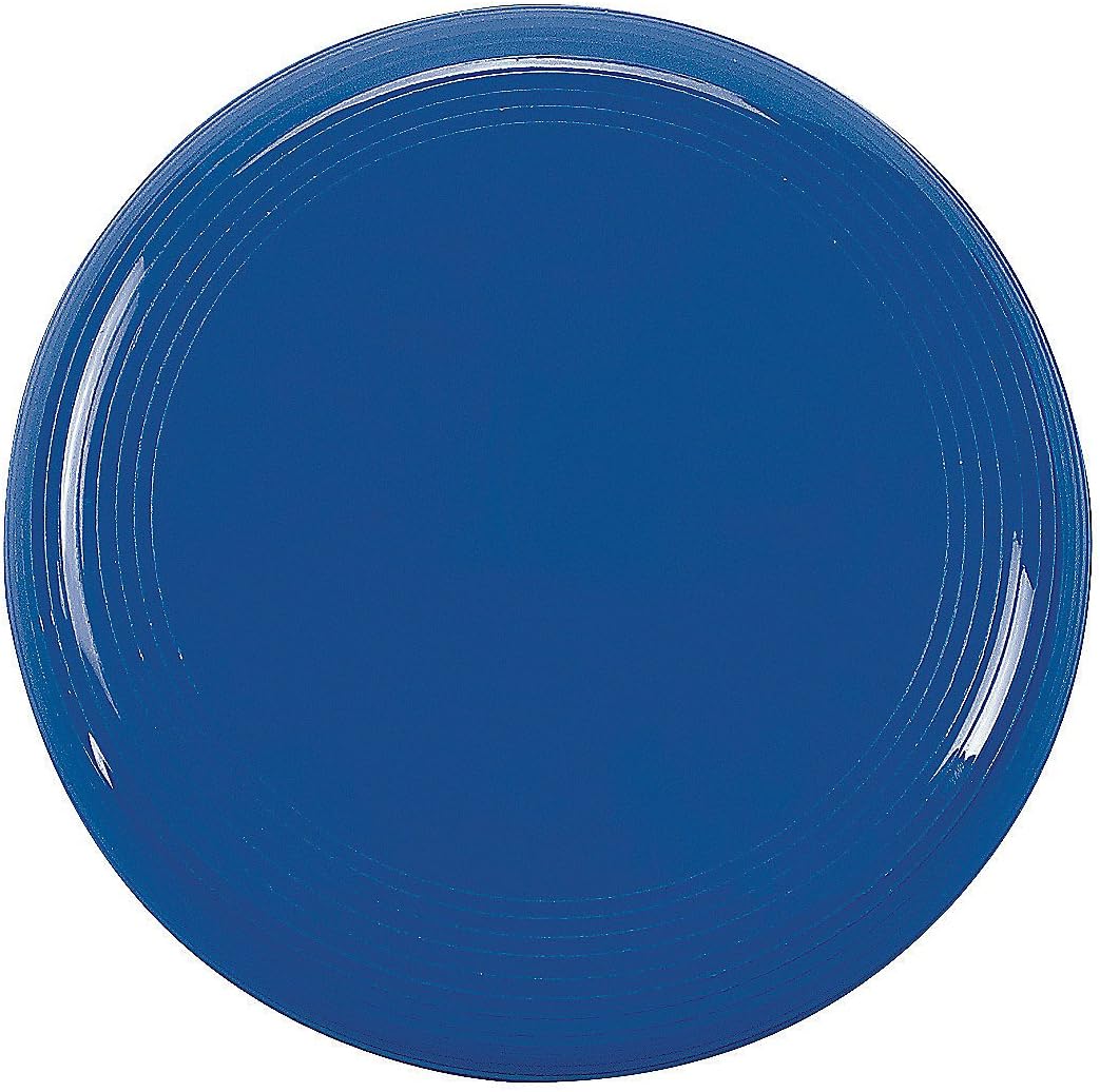 blue frisbee