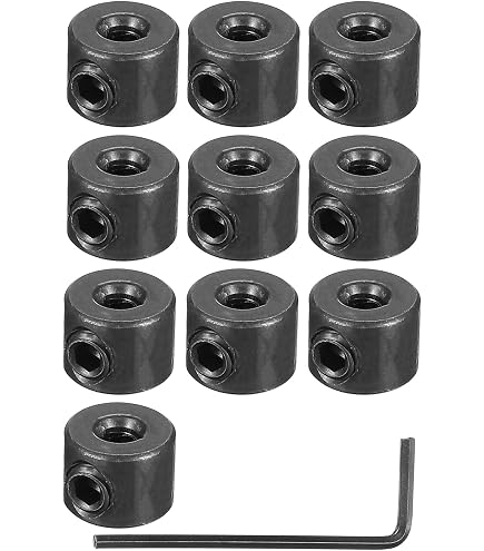 2-Pack 3/8" Shaft Solid Steel Zinc Plated Set Screw Collar Stops (Model SC37) 5 thumbnail image
