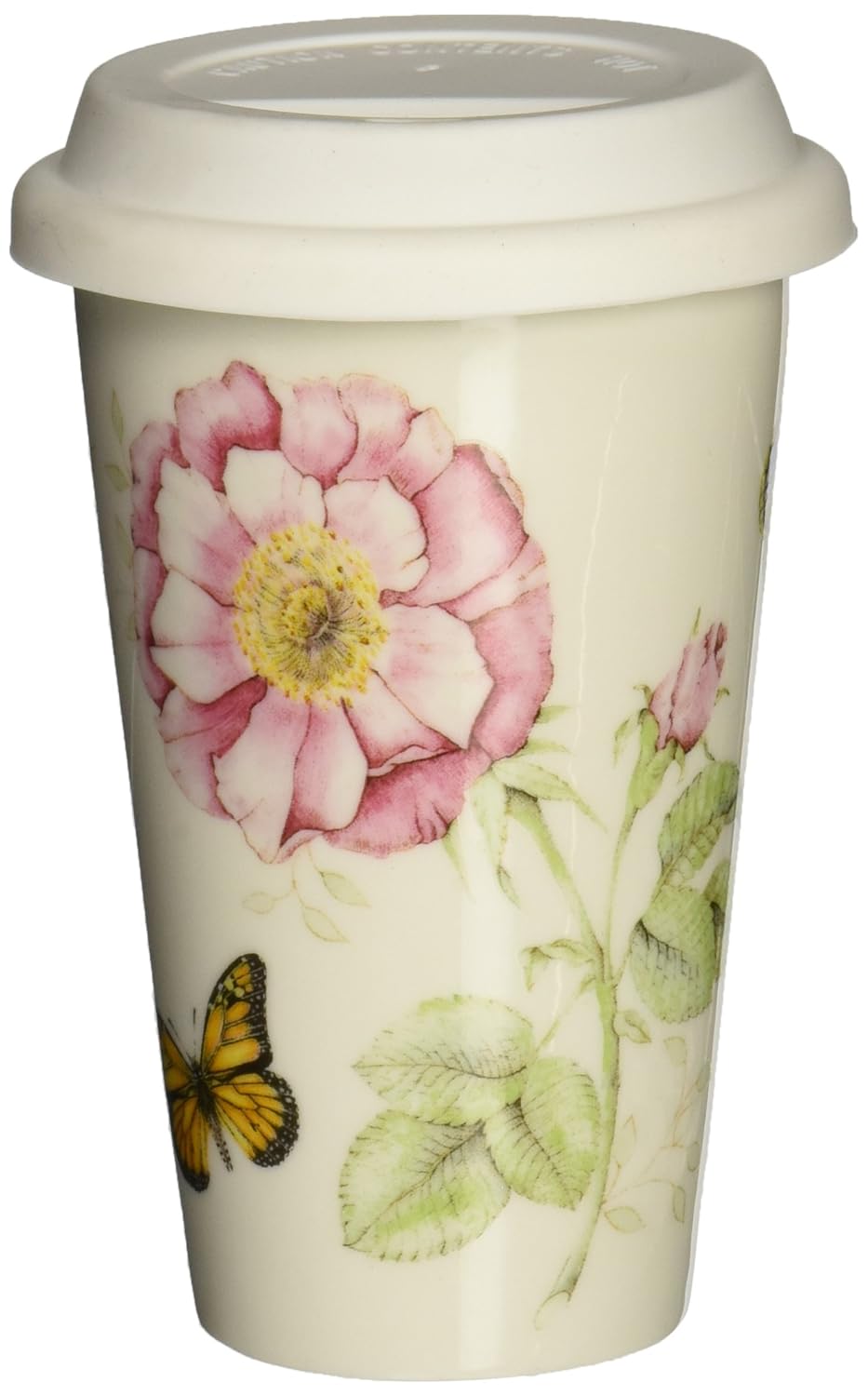 lenox butterfly meadow dinnerware thermal travel mug 12 oz