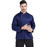 Nanxson Unisex Chef Coat Men's Long Sleeve Chef Jacket Restaurant Kitchen Cooking Chef Uniform CFM0057
