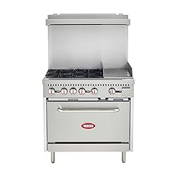 Kratos Commercial Gas Range, 36" Wide with