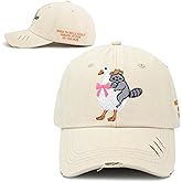 Embroidered Animal Baseball Cap Dad Hat Adjustable Original Classic Low Profile Cotton Hats Women & Men