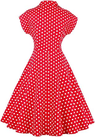ボトミ Botomi ロカビリー ワンピース 上質 ひざ丈 50年代 クラシック ワンピース レディース カクテル ドレス パーティー 結婚式 イブニングドレス 通販 Amazon