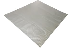 AC PERFORMANCE AC PERFORMANC Reduce Radiant Heatshield Armor 4' Long x 3.28' Wide x 1/2" Thick Exhaust Pipe Multipurpose Heat Shield, Fiberglass Laminated Aluminum