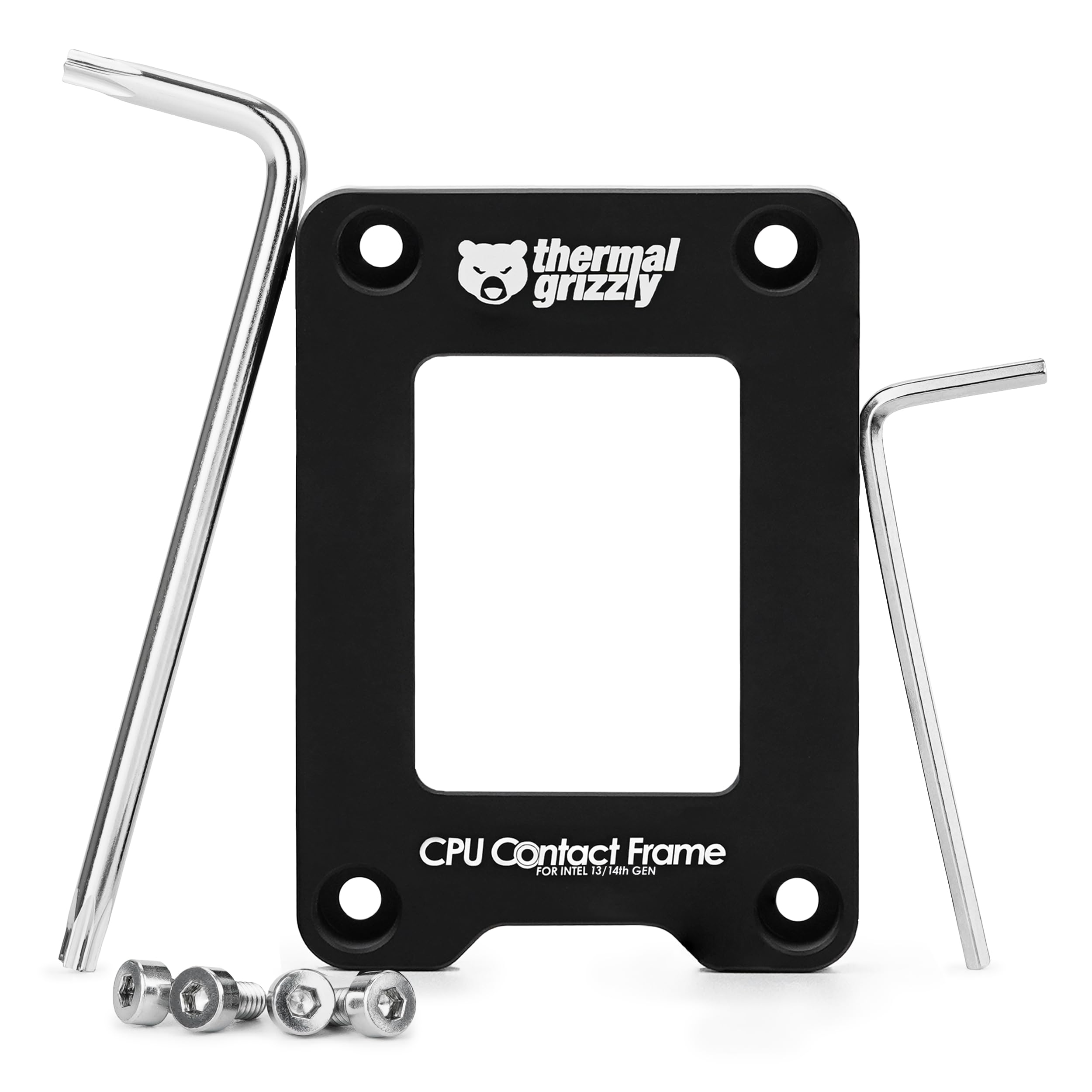Thermal Grizzly - CPU Contact Frame Intel 13th & 14th Generation - for Optimized CPU Contact Pressure to Improve The Cooling Performance - Easy Install