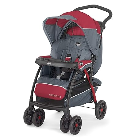 Chicco Cortina CX Stroller (Lava), Strollers for newborn babies and toddlers, 0-4 years, Pram