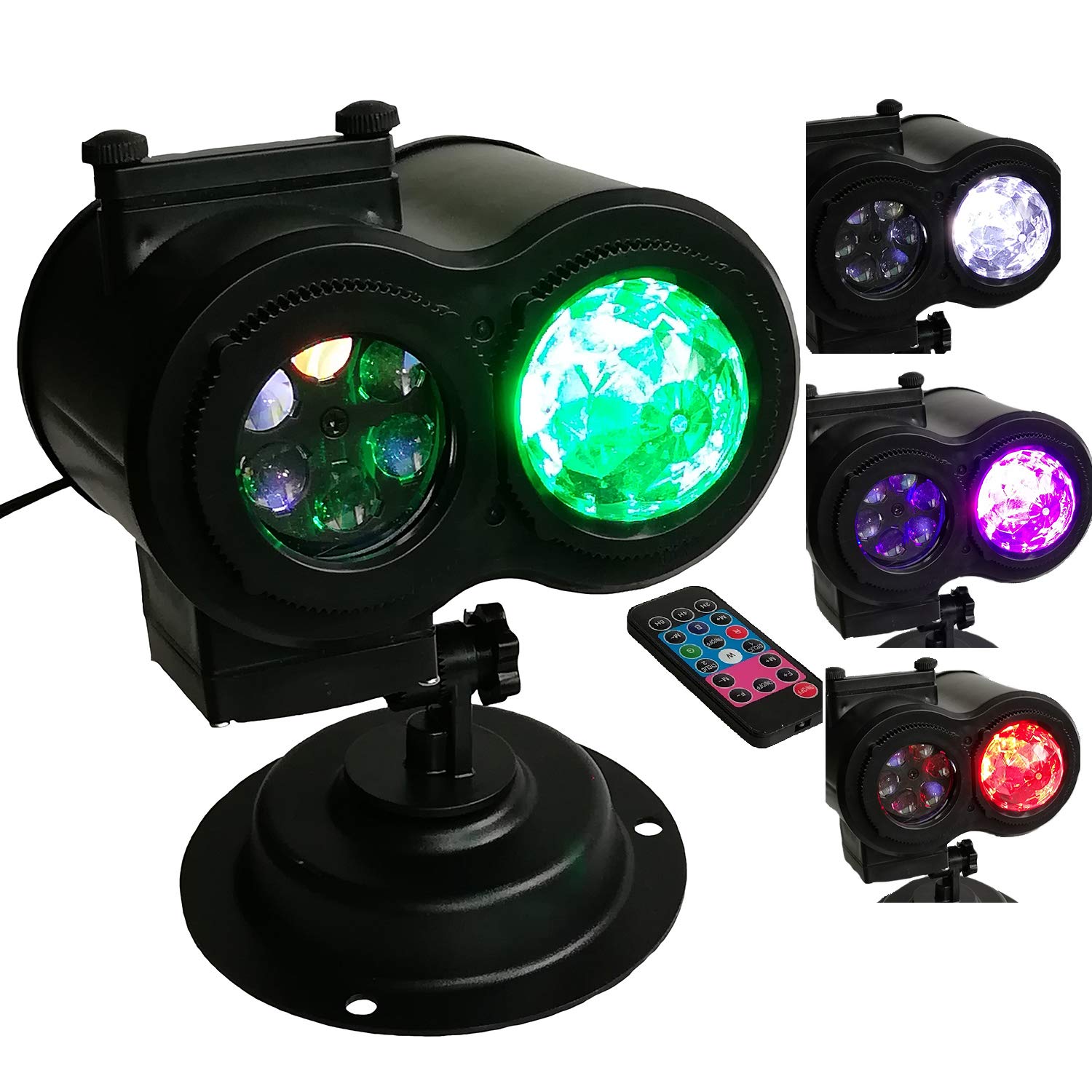 Luces De Proyector Navidad,Proyector De Decoración con 4 Luz ...