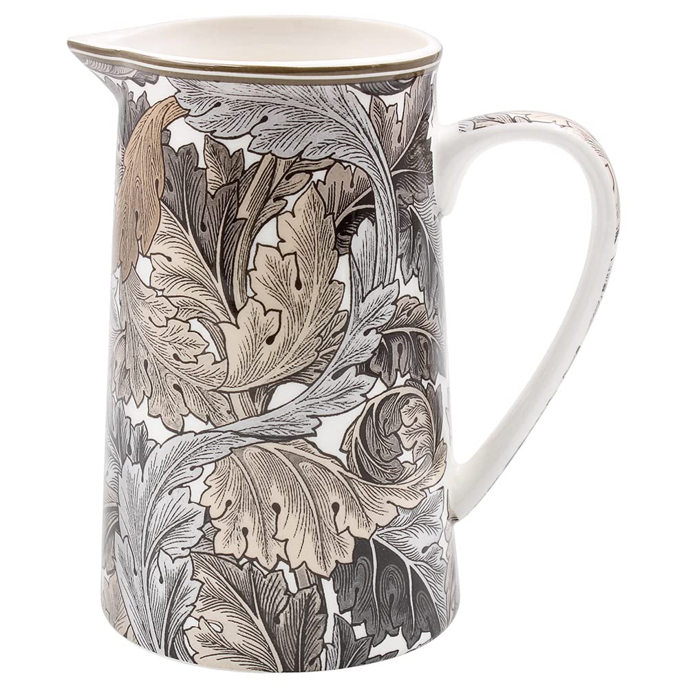 lesser and pavey LP94979 Ceramic Jug | Acanthus design | 1 Pc, Brown