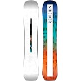 Nidecker Escape Men's Directional Snowboard | Freeride, Powder, Flex 6/10, Camber, Pop Carbon, Extruded Base, Advanced, All-Mountain