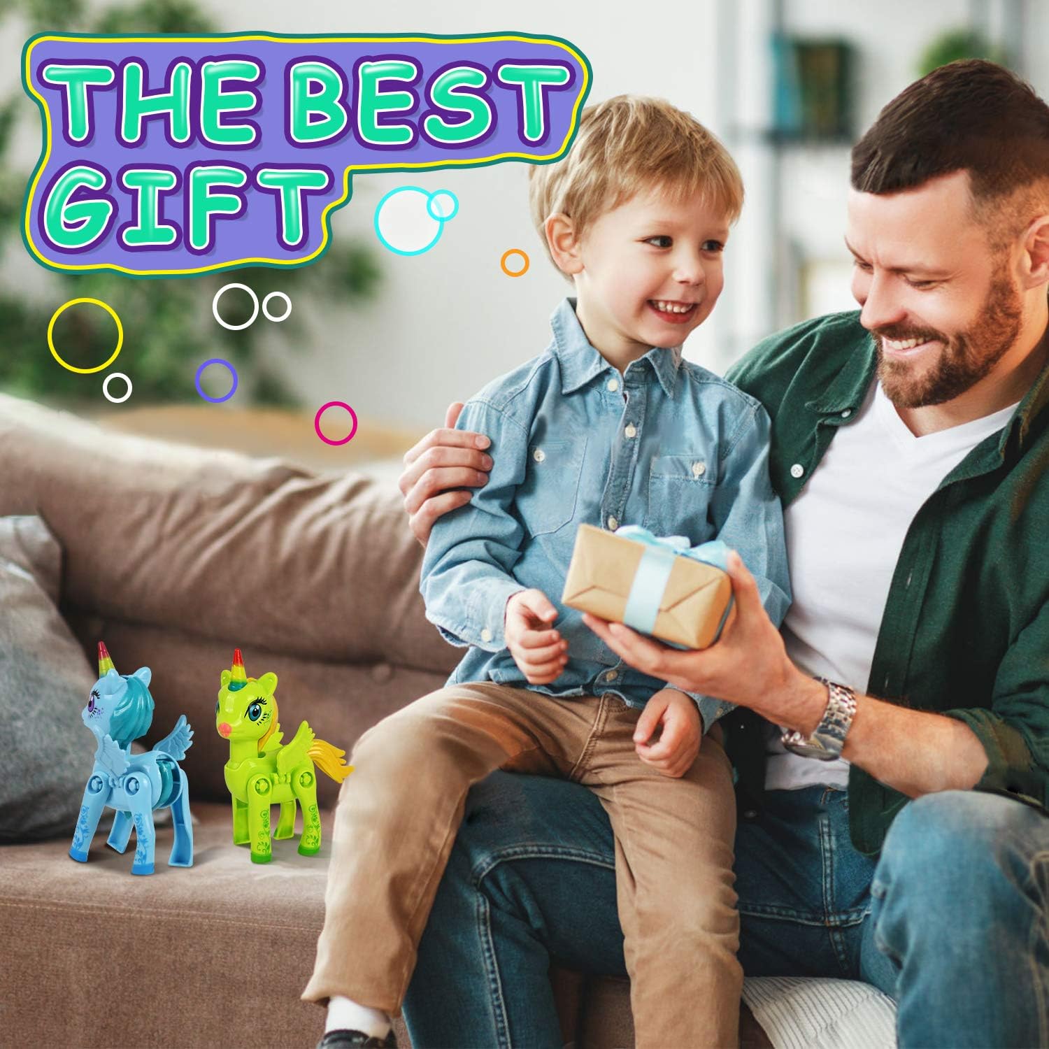 VAPCUFF Toys for 3 4 5 6 7 Year Old Girls, 4 Pack Easter Eggs Toys with Unicorn Easter Basket Stuffers for Kids Birthday Christmas Valentines Easter Party Favors Gifts for Kids Stocking Stuffers: Toys & Games