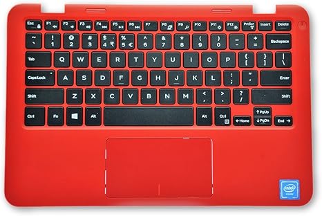 Dell Inspiron 11 3000 3162 Red Palmrest With Us International Keyboard 0vgmc 54rj3 Amazon Co Uk Computers Accessories