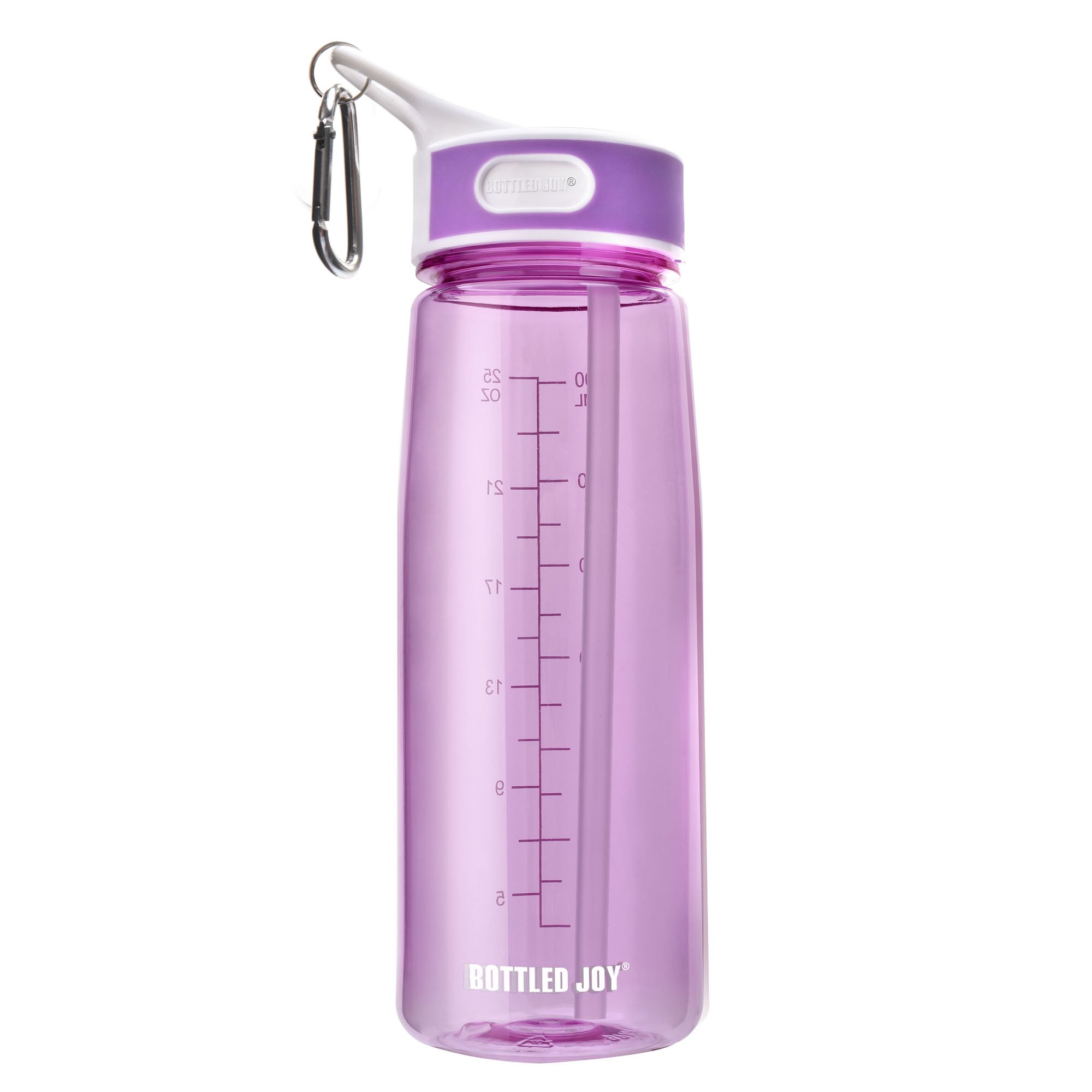 Sports Water Bottle Tritan Water Bottles Spill Proof BPA-Free for Sport Outdoor Travel Camping Picnic 800ml - Purple
