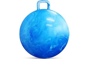 Bedwina Bouncing Ball for Kids – 20 Inch Hopper Ball with Handle and Pump | Fun & Durable Bouncy Toy for Children | Safe Inflatable Hopping Toy for Indoor & Outdoor Play, Exercise & Active Fun