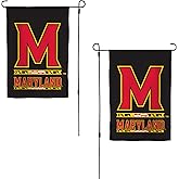 Desert Cactus University of Maryland UM Garden Flag – 19 x 12 inch Maryland Terrapins Banner, For Outdoor Display and Events (Design I)