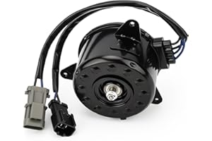 21487-1KA0A Radiator Fan Cooling Motor for 2012-2019 Nissan Versa Sedan，2014-2019 Versa Note Hatchback, L4 1.6L, Sedan/Hatchback, Automatic CVT OE#21487-1KA0B 21487-1KA0E (21487-1KA0A-Fit4drive)
