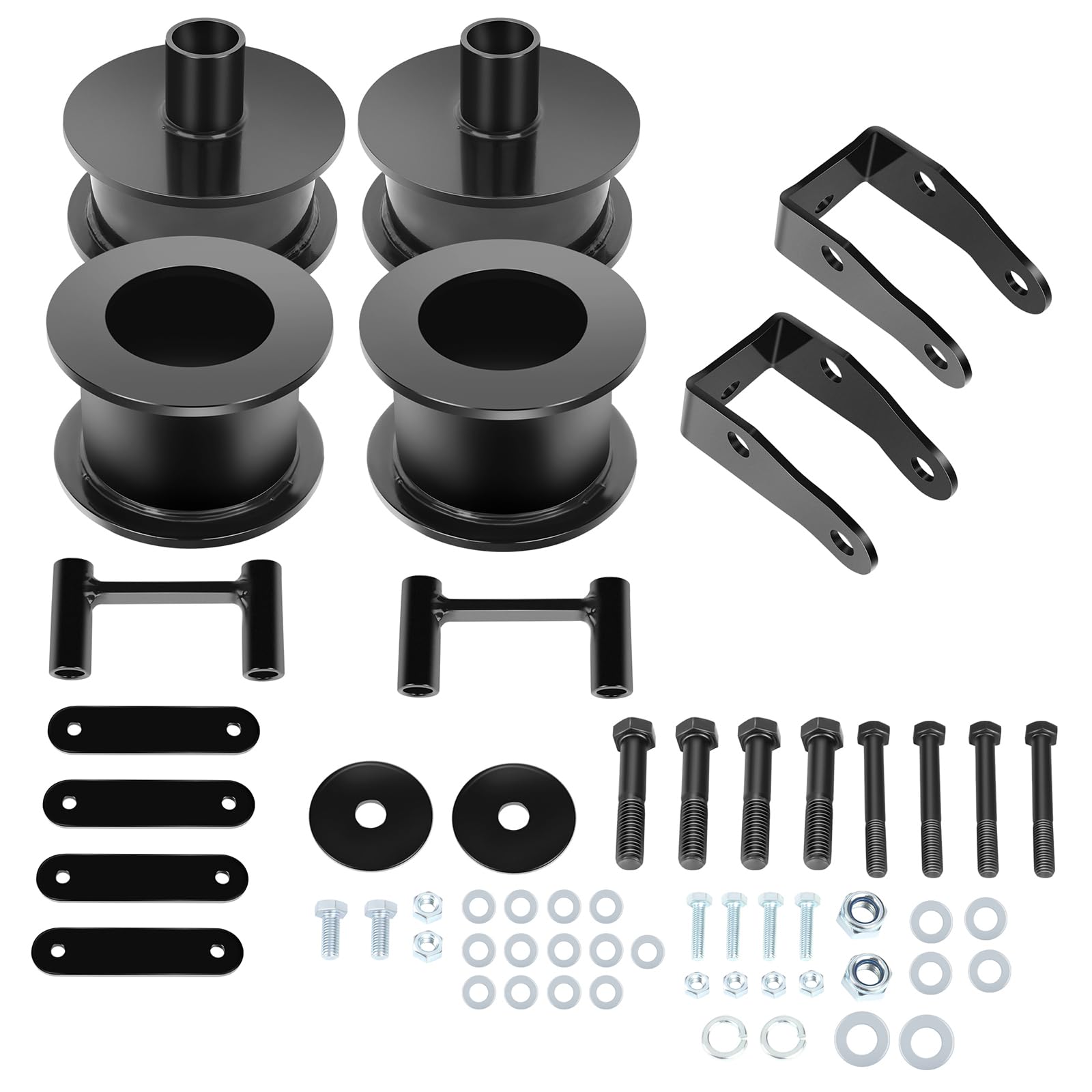 Photo 1 of ECCPP 3 in Front 3 in Rear Leveling Lift kit for Jeep 2007-2018 Lift Strut Spacer Compatible for Jeep Wrangler 2L 2018 Front Lift Spacers Rear Lift Blocks