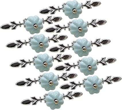 10 Stück Schrank Keramik Cartoon Knöpfe Schrank Schublade zieht Griffe