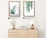 YiPinYin Natural Wood Effect A2 Boxed Frames Set of 3 with Mounts for A3 view 3