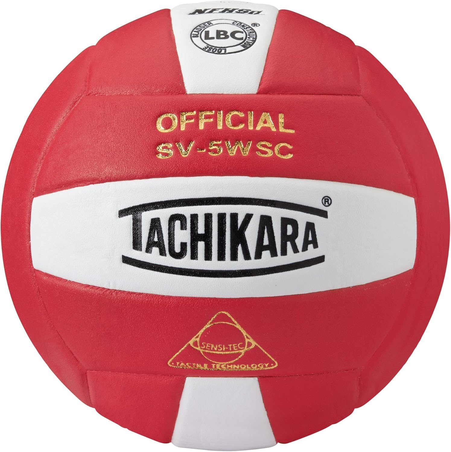 Tachikara Composite SV-5WSC Volleyball Red/White (EA)