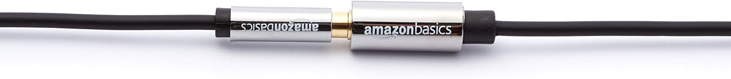 Basics 3.5mm Male to Female Stereo Audio Extension Adapter Cable - 25 Feet: Home Audio & Theater