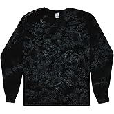 Colortone Crystal Wash Tie Dye Long Sleeve T-Shirt for Men and Women