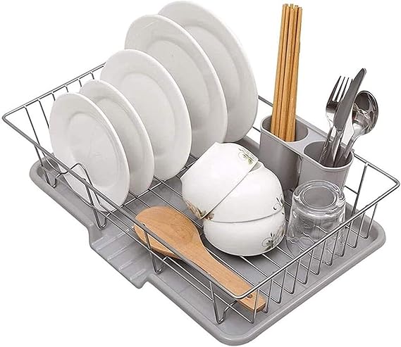 Met Love Cocina Drenaje Rack Multifuncional Almacenamiento de cocina