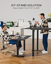 Marsail Standing Desk Adjustable Height with 4-in 1