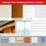 Command Outdoor Large Brushed Nickel Metal Hook with Strips Holds 2.2 Kg view 9