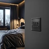 BG Nexus Metal Triple 2 Way Wall Light Switch Matt Black Raised Slim 20A NFB43 view 6