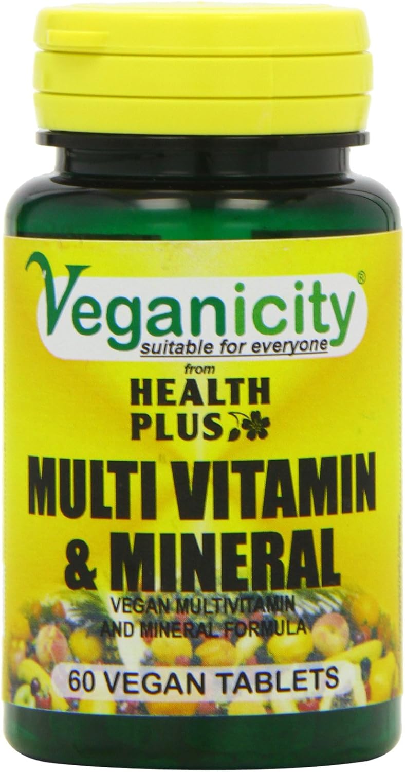 Veganicity Multi Vitamin Plus Mineral General Health and WellBeing