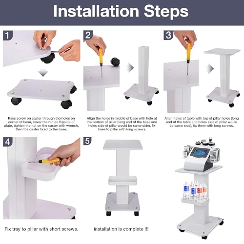 Esthetician Trolley Cart With Wheels,Salon Spa Beauty Machine